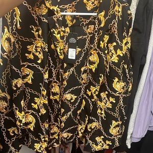 Graphic print blouse